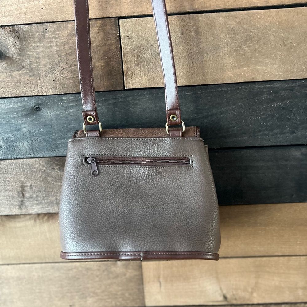 American-vintage Women's Brown and Burgundy Bag - Picture 9 of 11